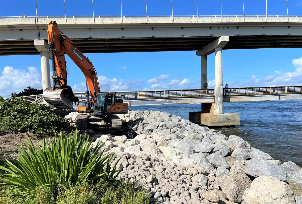 Sea & Shoreline and the Sebastian Inlet District complete the Sebastian Inlet shoreline stabilization project